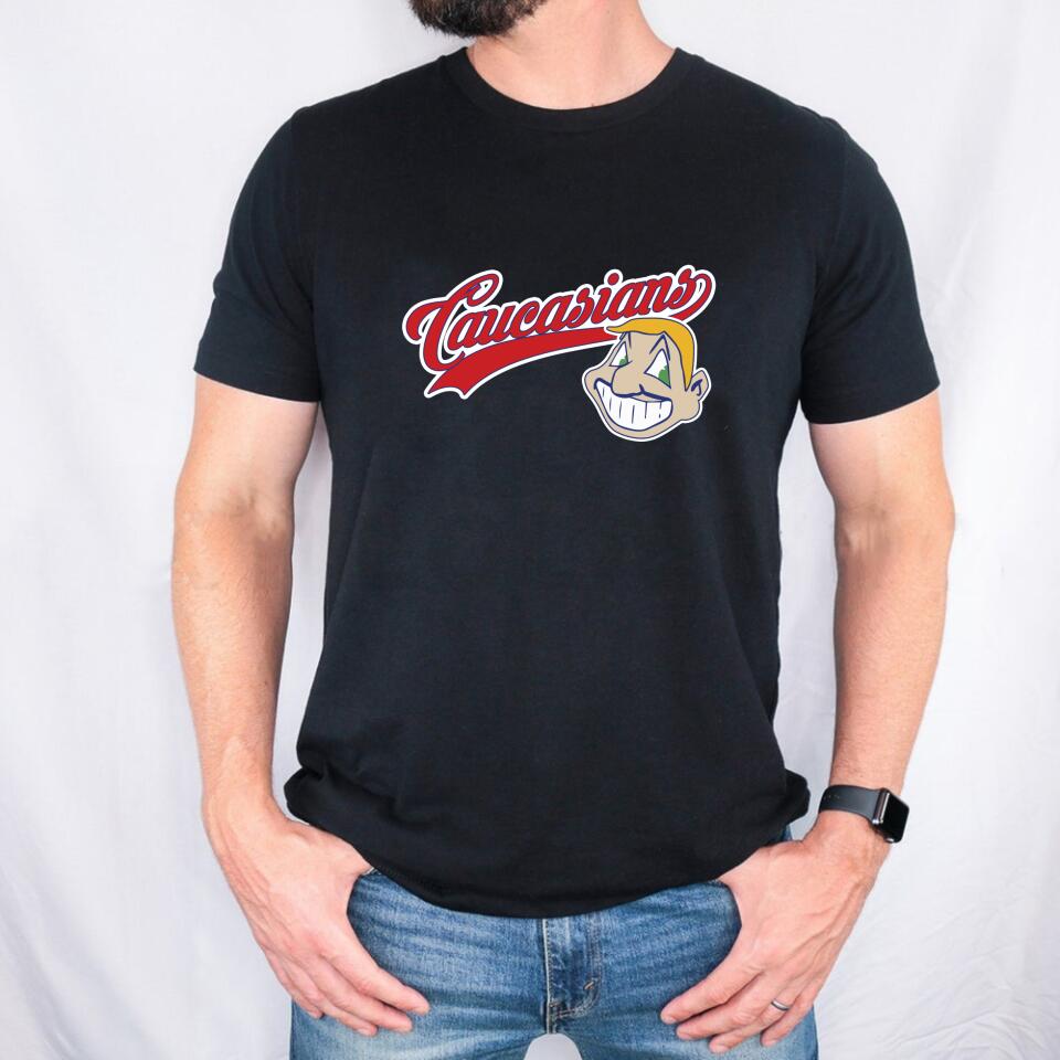 Caucasians Cleveland Indians Parody Shirt - ReproTees - The Home